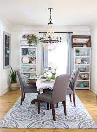 Good dining room design should include space for a dining room hutch or sideboard for some other kind of dining room storage that is attractive, efficient and easy to access. Dining Room Open Shelving Refresh Restyle