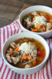 Turkey Vegetable Soup Recipe Turkey Vegetable Soup Turkey Vegetables Turkey Soup