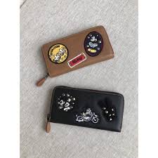 Coach and disney are two quintessentially american companies who have shaped the country's aesthetics in countless ways. Original Coach X Disney F59340 Cooperation Mickey Ms Long Purse Women S Wallet Shopee Malaysia