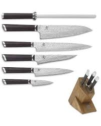 Shun Fuji 7 Piece Knife Block Set Williams Sonoma In 2020 Kitchen Knives Knife Block Set Knife Set Kitchen