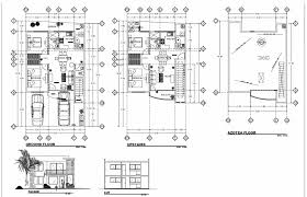 927x1318 fia cad blocks dining tables dimensions autocad. 4 Bedrooms Two Storey House Autocad Plan 2602211 Free Cad Floor Plans