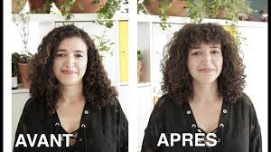 La frange séparée, appelée également frange rideau convient 1 déc. Jihane Et La Frange Bouclee Youtube