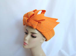 Cappello Derby arancione vintage, cappello elegante, cappello formale,  cappello pasquale, cappello della domenica, cappello da chiesa, cappello da  festa del tè, cappello elegante di Ben Marc International
