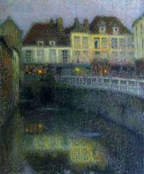 Canal In Amiens Henri Le Sidaner As An Art Print Of Reproarte Art Art Criticism Amiens