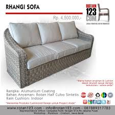 Harga Jual Rhangi Sofa Sofa Rotan Sintetis Model Gambar Sofa Rotan Furniture