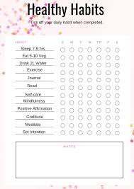 Healthy Habits Checklist A4 How To Stay Healthy Healthy Habits Health Habits Forgot the name of a prescription medicine?