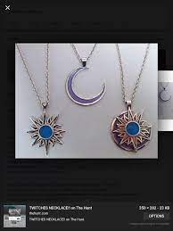 Twitches Necklaces On The Hunt Fandom Jewelry Dream Jewelry Sun And Moon Jewelry