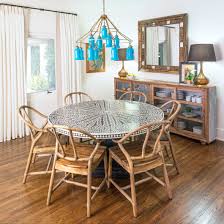 An Arcadia Remodel Gets A Boho Modern Mix Jaimee Rose Interiors Boho Dining Room Eclectic Dining Room Dining Room Small