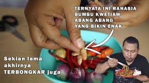 6 cara mengolah ikan kuro yang lezat dan mudah dimasak. Ternyata Ini Rahasia Bumbu Kwetiaw Abang Abang Yang Bikin Enak Youtube