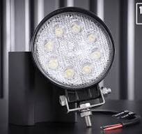 カシムラ LEDワークライト 丸 電動フォークリフト対応 作業灯 DC12/24V/48V車対応 24W 1560lm ML-31