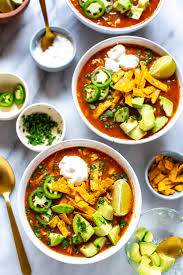 Take chicken out and shred with two forks. Crockpot Chicken Tortilla Soup The Girl On Bloor