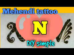 Simple mehndi design trick from k letter|| k अक्षर से . N Letter Henna Mehndi Tattoo Designs Arabic Mehndi Design Alphabet N à¤® à¤¹ à¤¦ à¤¡ à¤œ à¤‡à¤¨ à¤Ÿ à¤Ÿ Tattoo Blog