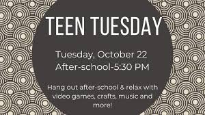 Teen tuesday — can parents and teens be friends? News At Spencer Public Library Teen Tuesday Next Week