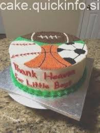 Theme Birthday Cake For Little Boy Little Boys Sports Theme Birthday Cupcakes In 2020 Sports Birthday Cakes Sports Birthday Party Sports Theme Birthday