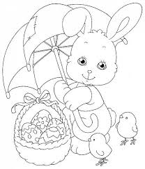 Coniglio E Pulcini Con Uova Di Pasqua Disegno Da Colorare Gratis Disegni Da Colorare Disegno Coniglietto Uova Di Pasqua