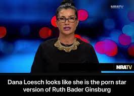 Dana Loesch looks like she is the porn star version of Ruth Bader Ginsburg  - Dana Loesch looks like she is the porn star version of Ruth Bader  Ginsburg - iFunny