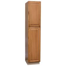 Check spelling or type a new query. Hampton Bay Hampton Assembled 18x90x24 In Pantry Kitchen Cabinet In Medium Oak Kp1890 Mo The Home Depot
