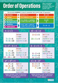 Orden De Las Operaciones Del Cartel Studying Math Math Methods College Math