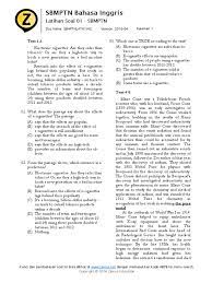 Contoh soal sbmptn bahasa inggris. Inggris 1 Marie Curie Nature