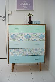 Use Paint And Wallpaper To Redecorate A Dresser Diy Dresser Wallpaper Dresser Upcycled Furniture