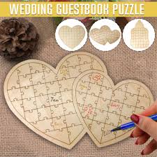 Get the best deals on wedding guest books. Buy Personalized Guest Book Heart Wooden Wedding Guestbook Puzzle Decoration At Affordable Prices Free Shipping Real Reviews With Photos Joom