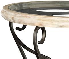 5 out of 5 stars. Decorative Glass Top Table With Wrought Iron Base