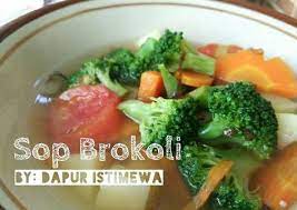 Resep Sop Brokoli Oleh Dapur Istimewa Recipe Brokoli Masakan Simpel Resep