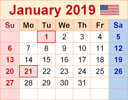 January 2019 Calendar Word July Calendar Calendar Word Calendar Template
