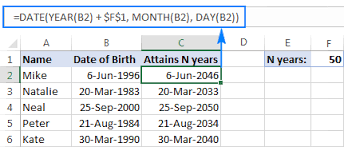 Determining a date of birth from astrology data. How To Calculate Age In Excel From Birthday