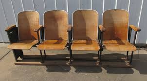 Private Sale Row Of 4 Theater Chairs Theatre Seats Or Movie Theater Chairs Theater Seating Home Theater Furniture