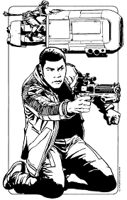 Rey, the dynamic hero of star wars: 10 Free Star Wars Coloring Pages Chewbacca Kylo Ren Finn Rey Freebiespot Net