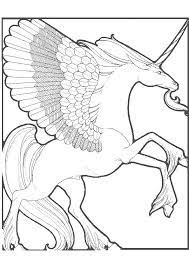 Coloriage licorne dessin à imprimer. Coloriage Licorne Ailes Sur Hugolescargot Com