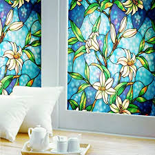 They are found above tubs and within the showers. Amazon Com Ablave Stained Glass Window Film Decorative Privacy Window Film Frosted Window Film Window Clings No Glue Self Static Cling For Home Bedroom Bathroom Kitchen Office 35 4 X78 7 Kitchen Dining