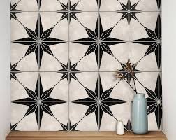 It will be more cohesive. Tile Decals Tiles For Kitchen Bathroom Back Splash Floor Decals Astra In Black Tile Decals Floor Stickers Floor Decal
