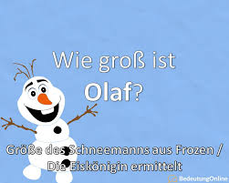 Habt ihr schon die eiskönigin 2 gesehen?#foryou #olaf #hildegard. Wie Gross Ist Olaf Grosse Des Schneemanns Aus Frozen Die Eiskonigin Bedeutung Online
