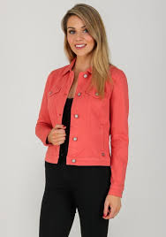 Gerry Weber Denim Jacket Salmon Pink Gerry Weber Denim Jacket Salmon Pink