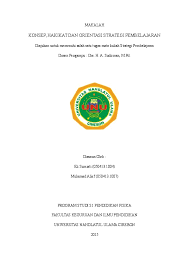 Sehubungan dengan itu, diharapkan dengan adanya aktiviti seperti terapi berkuda, terapi muzik, mengadakan lawatan sambil belajar dan. Doc Makalah Strategi Pembelajaran Ellie Fatmawaty Academia Edu