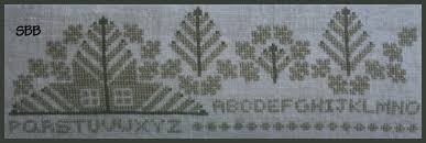 The workbasket cross stitch patterns. The Workbasket December Quaker Band Bookmark Kit