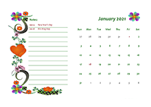 Even though we've flipped the page on a n. 2021 Printable Calendar With Large Boxes Free Printable Templates