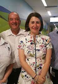 Previously, gladys served as the 62nd treasurer of new south wales. Disgraced Mp Daryl Maguire Makes Bid For Nsw Premier S Gladys Berejiklian S Heart Daily Mail Online