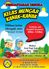 Kelas akan di adakan secara talaqqi musyafahah.(.membaca beramai2 mengikut guru.seterusnya bertalaqqi depan guru,secara. Kelas Mengaji Kanak Kanak Jom Belajar Al Quran Facebook
