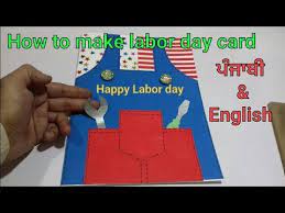 Labor Day Card Making Ideas Labor Day Chart How To Make Diy Labor Day Greeting Card Youtube