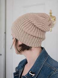 This is not a classic beanie! How To Knit A Slouchy Beanie Without Using Circular Needles The Homesteady