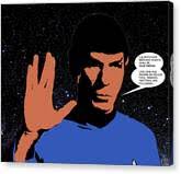 Mr. Spock Metal Print by Saad Hasnain