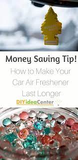 If you still see leftover oil seven days, then it may be a sign that your beads cannot absorb anymore oil. How To Make Car Air Freshener Last Longer How To Make Car Air Fresheners Car Air Freshener Air Freshener