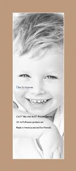 ArtToFrames Custom Brown Desert Sand Picture Photo Frame Mat Matting Board  SM