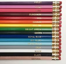Custom Pencils By Cw Pencil Enterprise Available In A Rainbow Of Colors Say What You Want Star Custom Pencils Personalized Pencils Personalized Pencil Boxes