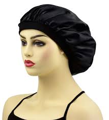 2 apply your chosen styling product to damp hair. Amazon Com Satin Bonnet Sleep Cap For Women Curly Hair Wide Band Black Satin Bonnet Sleeping Cap Night Hat Head Cover For Natural Hair Beauty