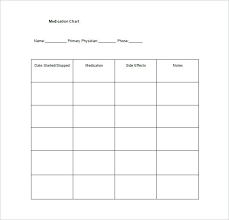 free printable medication tracker medicine daily chart