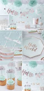 Color neutral banners, hanging decor, table decorations, and more. Modern Pastel Baby Shower Pastel Baby Shower Baby Shower Decorations Baby Shower Themes